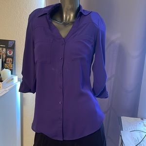 Express purple blouse